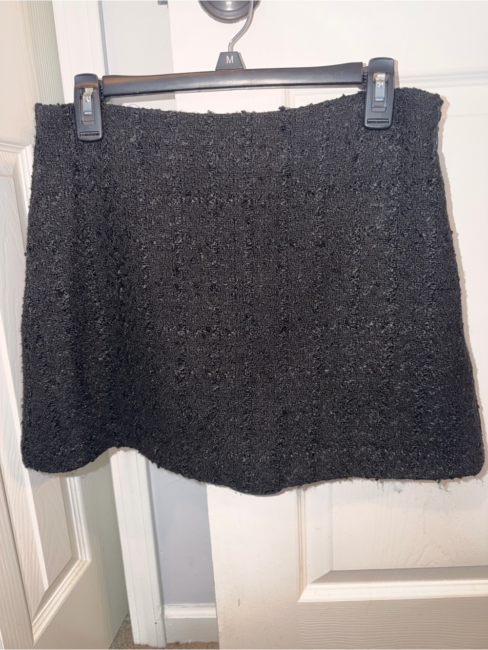 Abercrombie & Fitch Black Tweed Mini Skirt